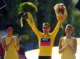 El australiano ya era el ganador indiscutible del Tour de Francia desde el crono que hizó en la vigésima etapa. AP  /