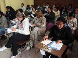 El 15% de los profesores aspirantes obtuvo una calificación equivalente de entre seis y 10. ARCHIVO  /