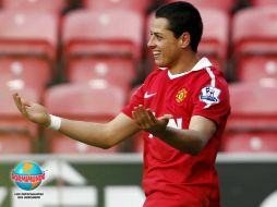 Javier 'Chicharito' Hernández, jugador del Manchester United de la Liga Premier inglesa. MEXSPORT  /