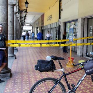 Riña en pleno Centro finaliza sin heridos, a pesar de un disparo