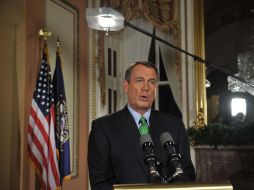 El presidente de la Cámara de Representantes de EU, el republicano John Boehner. AFP  /