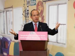 'Quizá hoy en día ya no se distingue al PAN tan nítidamente como antes respecto de los valores que defendía'señaló Calderón. ARCHIVO  /