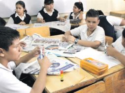 Alumnos de la Escuela Urbana 4 “Lucio Blanco”. J. SÁNCHEZ  /