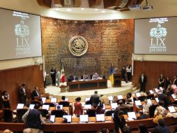 Sesión ordinaria del poder legislativo de Jalisco. A. CAMACHO  /