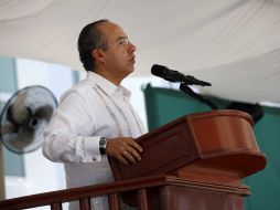 El Presidente Felipe Calderón. NTX  /