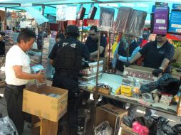 La mercancía decomisada quedó en resguardo de la Policía Federal Ministerial y de la Policía Federal. ESPECIAL  /