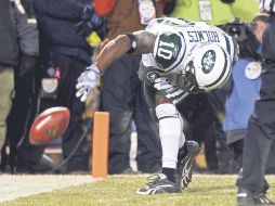 Santonio Holmes llegó a un acuerdo con los Jets y renovó por cinco años más. GETTY IMAGES SPORT  /