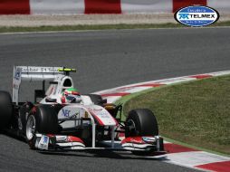 Será la segunda temporada de Formula 1 en la que Sergio Pérez participe, las dos ocasiones por parte del equipo Sauber. EL UNIVERSAL  /