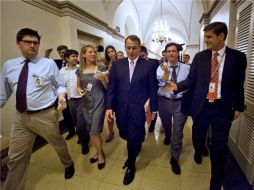 El plan del republicano John Boehner, necesita 217 votos del Congreso para su aprobación. EFE  /