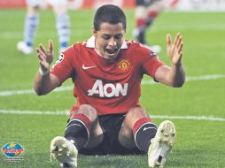 Javier Hernández se mantendrá con el equipo en la gira que realiza por EU pero no podrá jugar ningún partido. GETTY IMAGES SPORT  /