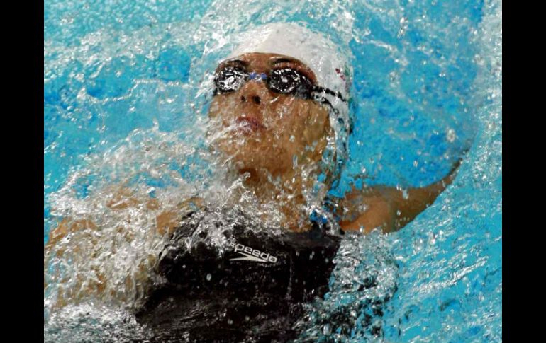 Quedar en las semifinales era el objetivo de la nadadora mexicana, pero se sintió bien después de superar su propio récord. MEXSPORT  /