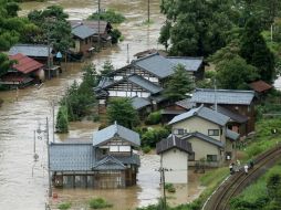 Las lluvias torenciales han afectado a las provincias niponas de Niigata y Fukushima. REUTERS  /