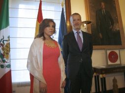 Marisela Morales, titular de la PGR, sostuvo una reunión con su homólogo español. EFE  /