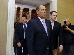 El presidente de la Cámara de los Representantes, el republicano John Boehner. EFE  /