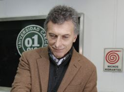 Mauricio Macri, el gran favorito de los comicios. EFE  /