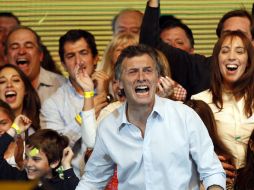 El líder derechista argentino Mauricio Macri ganó hoy con un amplio margen de votos. NTX  /