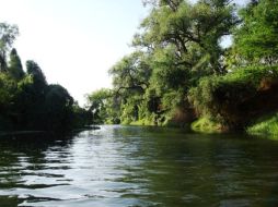 Debido a las lluvias, el río Sinaloa presenta crecidas. ARCHIVO  /