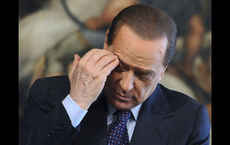Berlusconi comparecerá ante la Cámara de Diputados y el Senado por asuntos de economía italiana. ARCHIVO  /