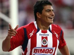 El jugador, Jorge Mora, se encuentra motivado y aseguró que es un orgullo estar en Chivas. MEXSPORT  /