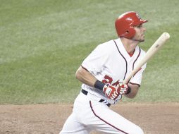 El cañonero de Washington, Rick Ankiel, tuvo mucho que ver en la derrota de Jurrjens, al conectarle dos cuadrangulares. AP  /