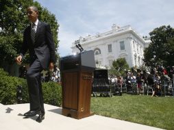 El presidente Obama llamó al Congreso a seguir con acciones que alienten la recuperación económica. REUTERS  /