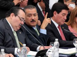 La Segob aplaudió que los partidos políticos aprobaran el proyecto de dictamen de la ley de seguridad nacional. EL UNIVERSAL  /