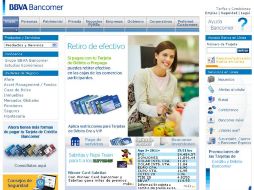 Bancomer se ubicó como la entidad bancaria en línea más visitada con 810 mil visitantes. ESPECIAL  /