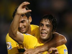 Los jugadores brasileños buscan ascender en la justa mundial del futbol.EFE  /