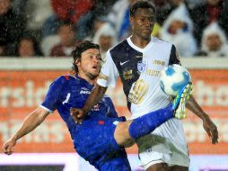 El gol de los tuzos fue obra de Jaime Ayoví. AFP  /