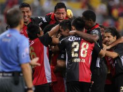 La victoria de la escuadra rojinegra significa un poco de oxígeno en el tema de la porcentual. E. PACHECO  /