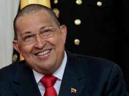 El presidente de Venezuela, Hugo Chávez, durante la reunión con su gabinete el lunes pasado. REUTERS  /