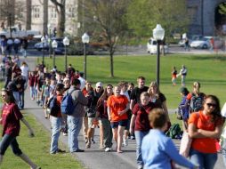 La Universidad Virginia Tech, fue marcada por el ataque en 2007, cuando un estudiante abrió fuego contra sus compañeros. AFP  /