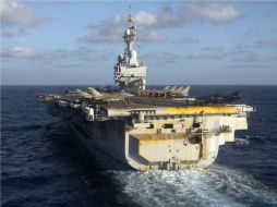 Se espera que el 15 de agosto el Charles de Gaulle y sus mil 900 efectivos estén de vuelta en la base de Toulon. AFP  /