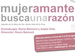El montaje refleja cómo una religiosa logró consolidarse como una de las grandes exponentes de la literatura novohispana. ESPECIAL  /
