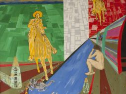 Aspecto de una de las obras que el pintor mostrará en la Galería Ajolote. E. COPPEL  /