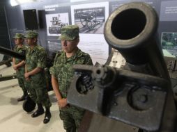 Los asistentes podrán conocer la historia y aportación del Ejército y Fuerza Aérea Mexicanos al desarrollo de México. NOTIMEX  /