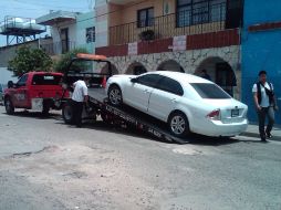 El cadáver estaba en la cajuela de un Ford Fusion. M. PATIÑO  /
