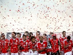 EL Benefica de Portugal, ganador de la Copa Eusebio. AFP  /