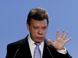 El mandatario asegura que, a un año de su gobierno, el futuro se ve más promisorio en Colombia. EFE  /