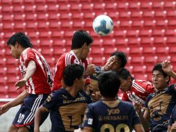 Vista del partido de Chivas y Pumas, durante juego de la semana 4 del torneo 2011 Sub 17. MEXSPORT  /