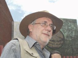 El poeta Javier Sicilia, al dar a conocer la campaña para recaudar fondos. EL UNIVERSAL  /