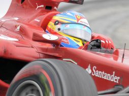 El piloto español durante la última carrera en Hungría antes de las vacaciones. AP  /