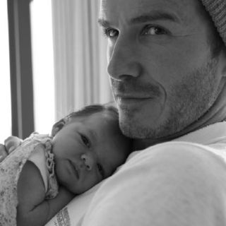 Victoria Beckham, muy enamorada de su hija y de David