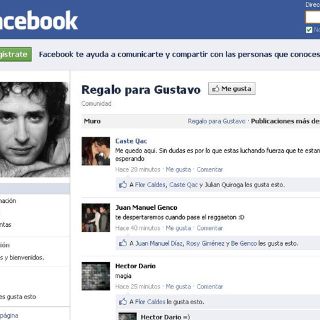 Preparan regalo especial a través de Facebook para Gustavo Cerati