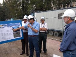 El gobernador del Estado, Emilio González, supervisó hoy los pasos a desnivel de San Ignacio y Niño Obrero. ESPECIAL  /