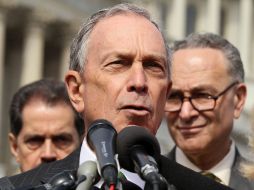 El alcalde de Nueva York, Michael Bloomberg, durante una conferencia de prensa. AFP  /