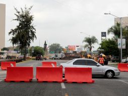 Los corredores panamericanos presentan un avance de 80% y la repavimentación de la Glorieta Minerva un 35 por ciento. A. GARCÍA.  /