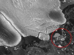 Se trata de la primera observación directa que demuestra una conexión entre los tsunamis y la rotura de icebergs. EFE  /