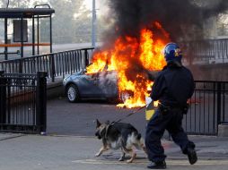 Desórdenes se registraron hoy en Birmingham. REUTERS  /