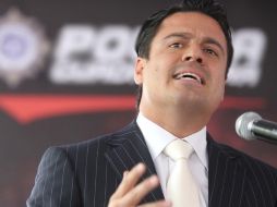 El presidente municipal de Guadalajara, Aristóteles Sandoval Díaz. A. CAMACHO  /